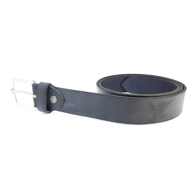 Belt made of buffalo leather with eagle motif, 4cm wide, length 90, 100, 110, 120 cm, 6 pieces