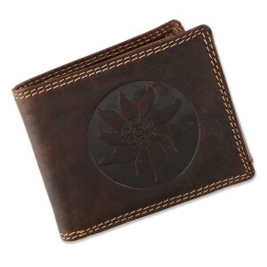 Tillberg wallet made from real leather with edelweiss motiv