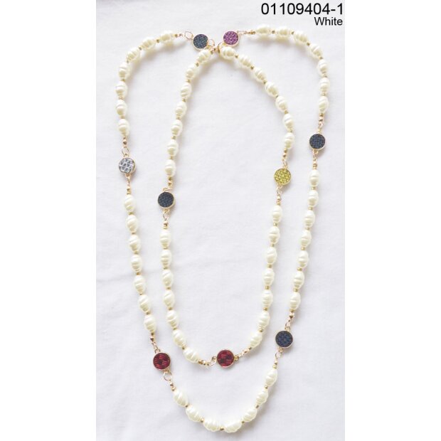 Lange Perlenkette 70 cm