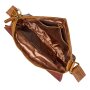 Tillburry real leather shoulder bag tan