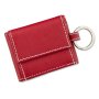 Mini wallet/key pendant made from real nappa leather 8,5 cm x 6,5 cm x 1,5 cm, red