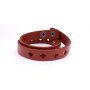Wrap bracelet made of real leather