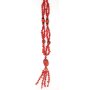 Ypsilon necklace with red gemstones