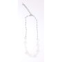 Necklace with gemstones white