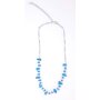 Necklace with gemstones turquoise