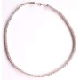 Silver necklace length 55 cm strength 5 mm