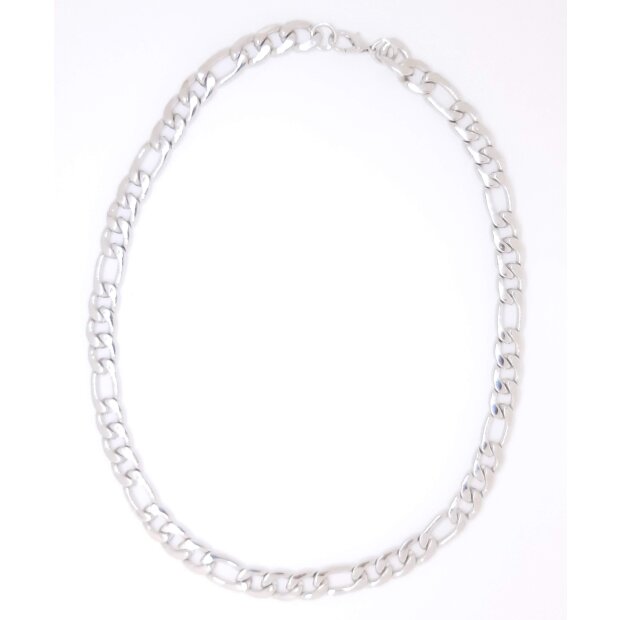 Curb necklace 55 cm long 1,10 cm wide silver