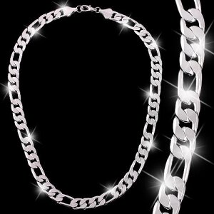 Curb necklace mens necklace 1,2 cm wide