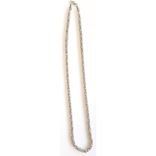 Kings necklace mens necklace 6 mm wide silver 60 cm