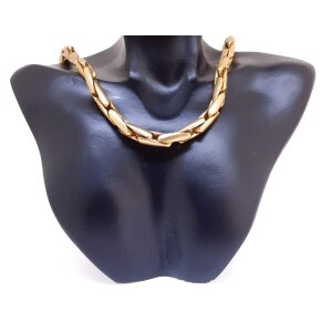 Mens necklace 60 cm long 0,4 cm wide gold