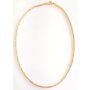 Plait necklace 45 cm long 0,4 cm wide