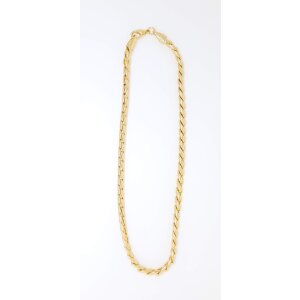 Curb necklace mens necklace length 45 cm strength 5 mm gold