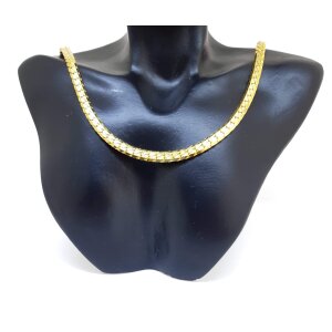 Curb necklace mens necklace 45 cm long 0,4 cm wide shiny...