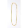 Curb necklace mens necklace length 45 cm strength 5 mm gold shiny gold