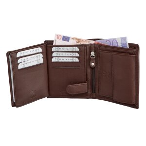 Wallet made from real   leather brown