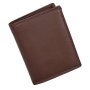 Wallet made from real   leather brown
