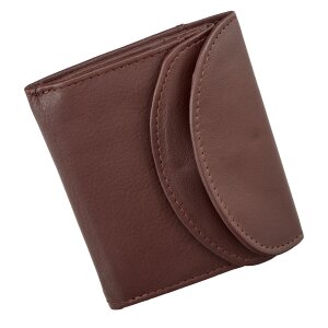 Mini wallet made of real leather