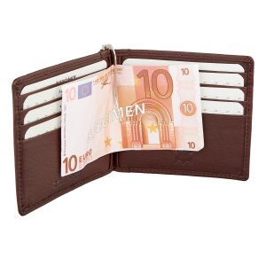 Credit card case with dollar clip