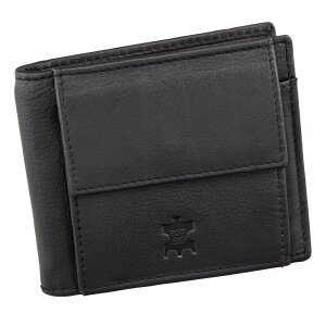 Credit card case with dollar clip made of real leather