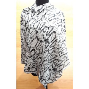 Scarf with pleats 160 cm x 60 cm 100 % polyester