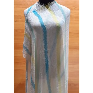 Summer scarf kerchief 180 cm x 90 cm 100 % polyester