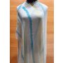 Summer scarf kerchief 180 cm x 90 cm 100 % polyester blue
