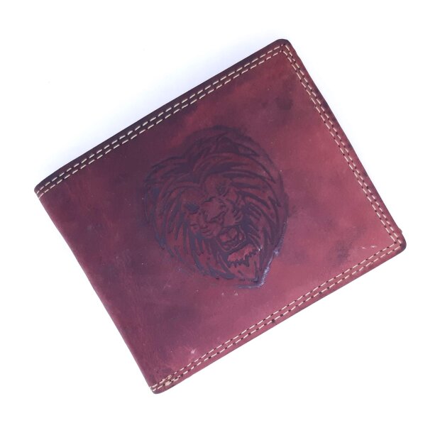 Tillberg wallet with lion motif Pink