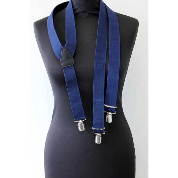 Suspenders length 106 cm, width 3,5 cm blue