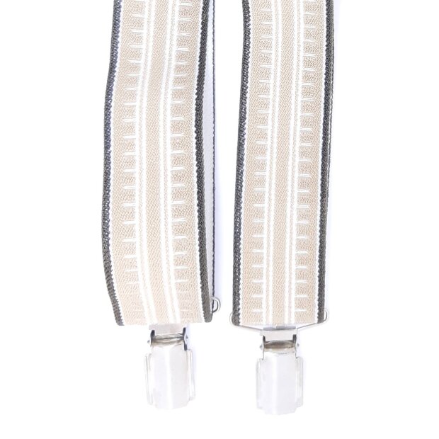 Suspenders length 102 cm, width 3,5 cm beige