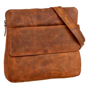 Shoulder bag made from real leather