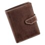 Wallet made from real leather full leather 12,5 cm x 9,5...