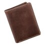 Wallet made from real leather full leather brown