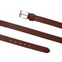 Genuine leather belt 3 cm width length 100 cm, 110 cm, 115 cm, 120 cm 6 pcs tan