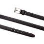 Genuine leather belt 3 cm width length 100 cm, 110 cm, 115 cm, 120 cm 6 pcs black