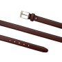 Genuine leather belt 3 cm width length 100 cm, 110 cm, 115 cm, 120 cm 6 pcs brown
