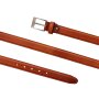Genuine leather belt 3 cm width length 100 cm, 110 cm, 115 cm, 120 cm 6 pcs  tan