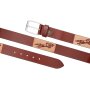 Real leather belt with horse embossing,4cm wide, length 90, 100, 110 , 120 cm 6 pieces tan