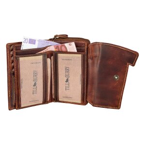 Credit card case made from real leather