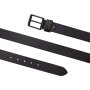 Genuine leather belt 3.5cm width length 100 cm, 110 cm, 115 cm, 120 cm 6 pcs black