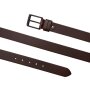 Genuine leather belt 3.5cm width length 100 cm, 110 cm, 115 cm, 120 cm 6 pcs brown