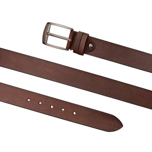Genuine leather belt 4 cm width length 100 cm, 110 cm, 115 cm, 120 cm 6 pcs
