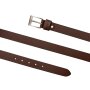 Genuine leather belt 3 cm width length 95 cm ,100 cm, 110 cm, 120 cm 6 pcs / brown