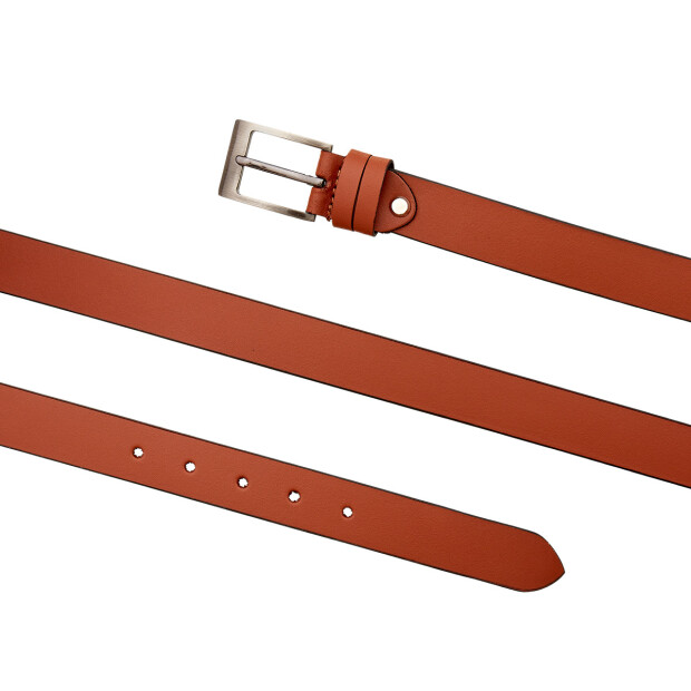 Genuine leather belt 3 cm width length 95 cm ,100 cm, 110 cm, 120 cm 6 pcs/tan