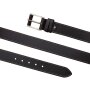 Genuine leather belt 4 cm width length 100 cm, 110 cm, 115 cm, 120 cm 6 pcs/black