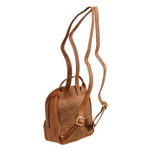 Tillberg backpack made of real leather brown