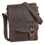 Real leather sholder bag, hand bag brown