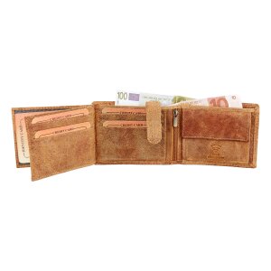 Wallet made of real leather