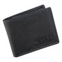 Wallet made of real leather black