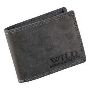 Wallet made of real leather 9 cm x 11 cm x 2,5 cm