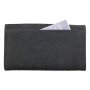Ladies wallet made of real leather with flwer pattern